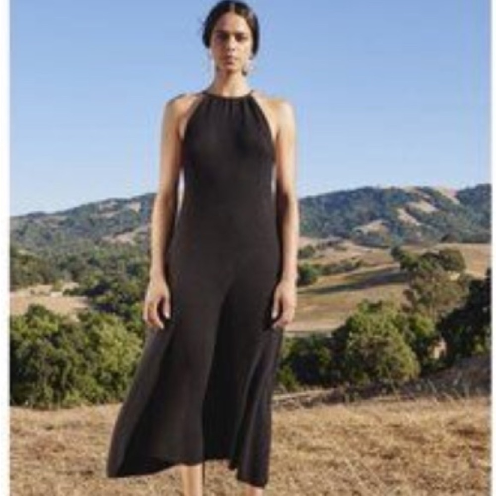First RITE Black Knit Sweater Midi Organic cotton Dress . Size M